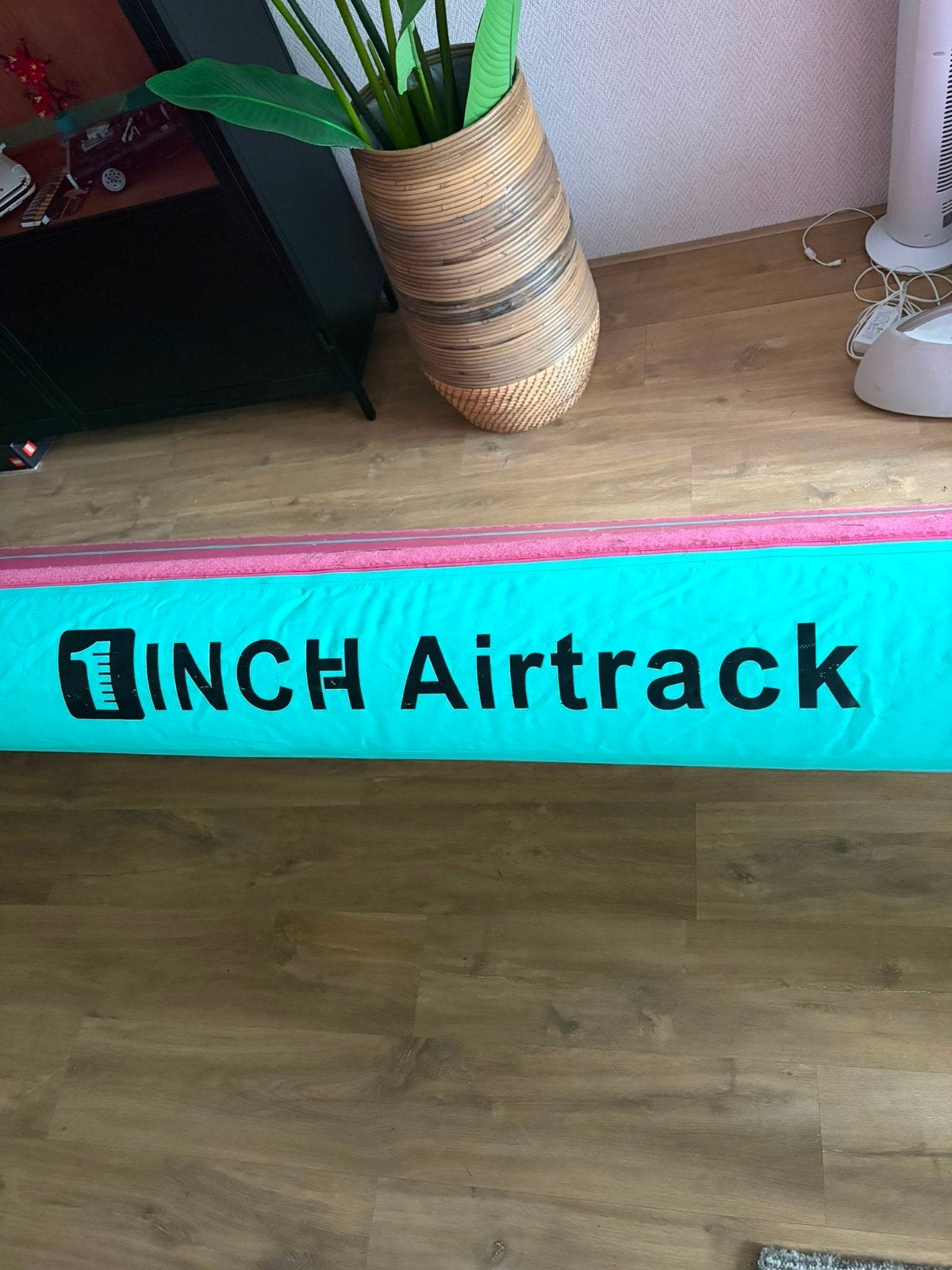 1INCH Airtrack - Roze/Turquoise Turnmat, Ophalen of Verzenden, Gebruikt, Materiaal