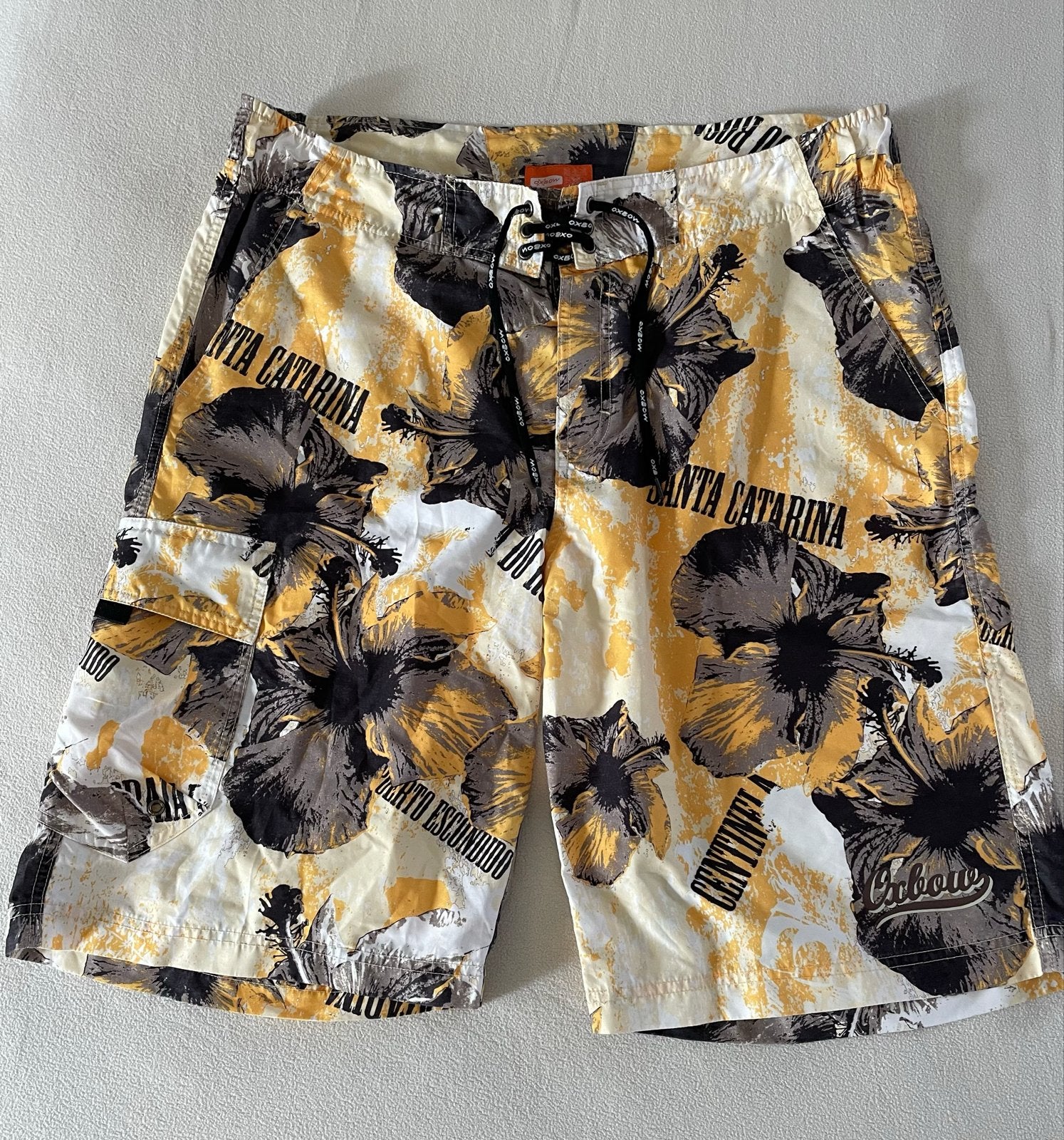 Oxbow Zwemshort met klittenband sluiting - Maat XL, Ophalen of Verzenden, Maat 56/58 (XL), Meerkleurig, Zwemshort