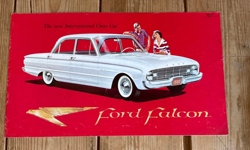 Originele Ford Falcon folder uit 1960 - Klassieke auto, Ophalen of Verzenden, Gelezen, Ford