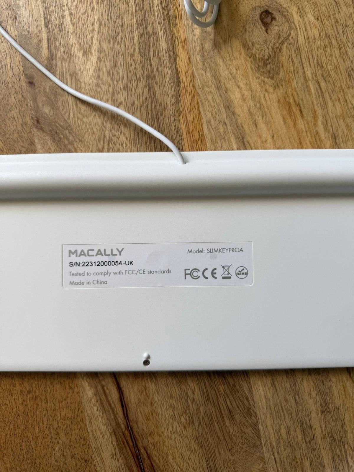 Macally SLIMKEYPROA Toetsenbord en Uiosmuph G12 Muis Set, Ophalen, Muis, Toetsenbord en muis-set, Zo goed als nieuw
