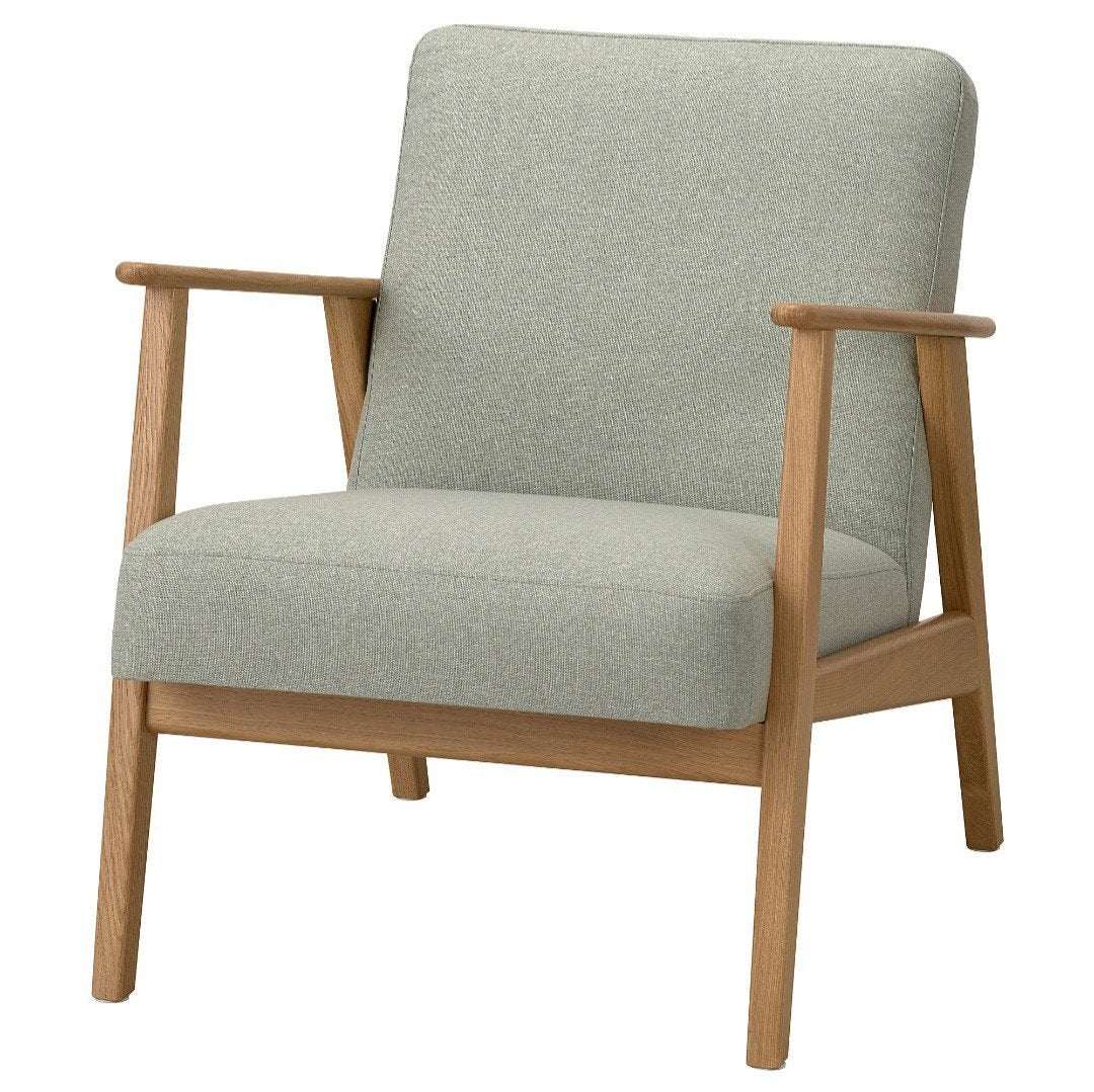 Ikea Ekenäset fauteuil Gunnared lichtgroen, Huis en Inrichting, Fauteuils, Ophalen, Modern, Scandinavisch, 75 tot 100 cm, Zo goed als nieuw