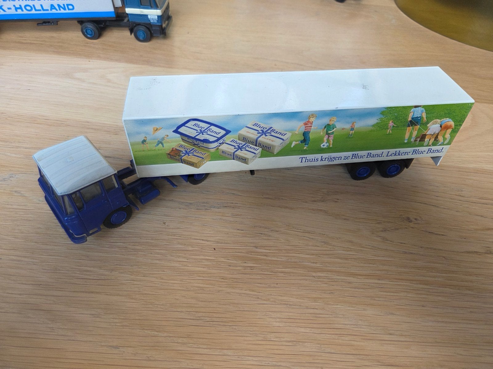 Lion Car 36 Daf 2600 Blue Band - Zeldzaam Model, Ophalen of Verzenden, Gebruikt, Bus of Vrachtwagen, Lion Toys