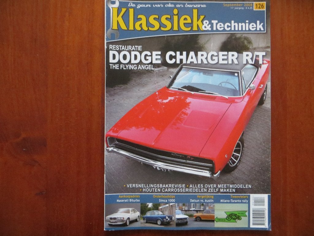 Klassiek & Techniek 126 Dodge Charger R/T, Maserati Biturbo, Ophalen of Verzenden, Nieuw, Overige merken