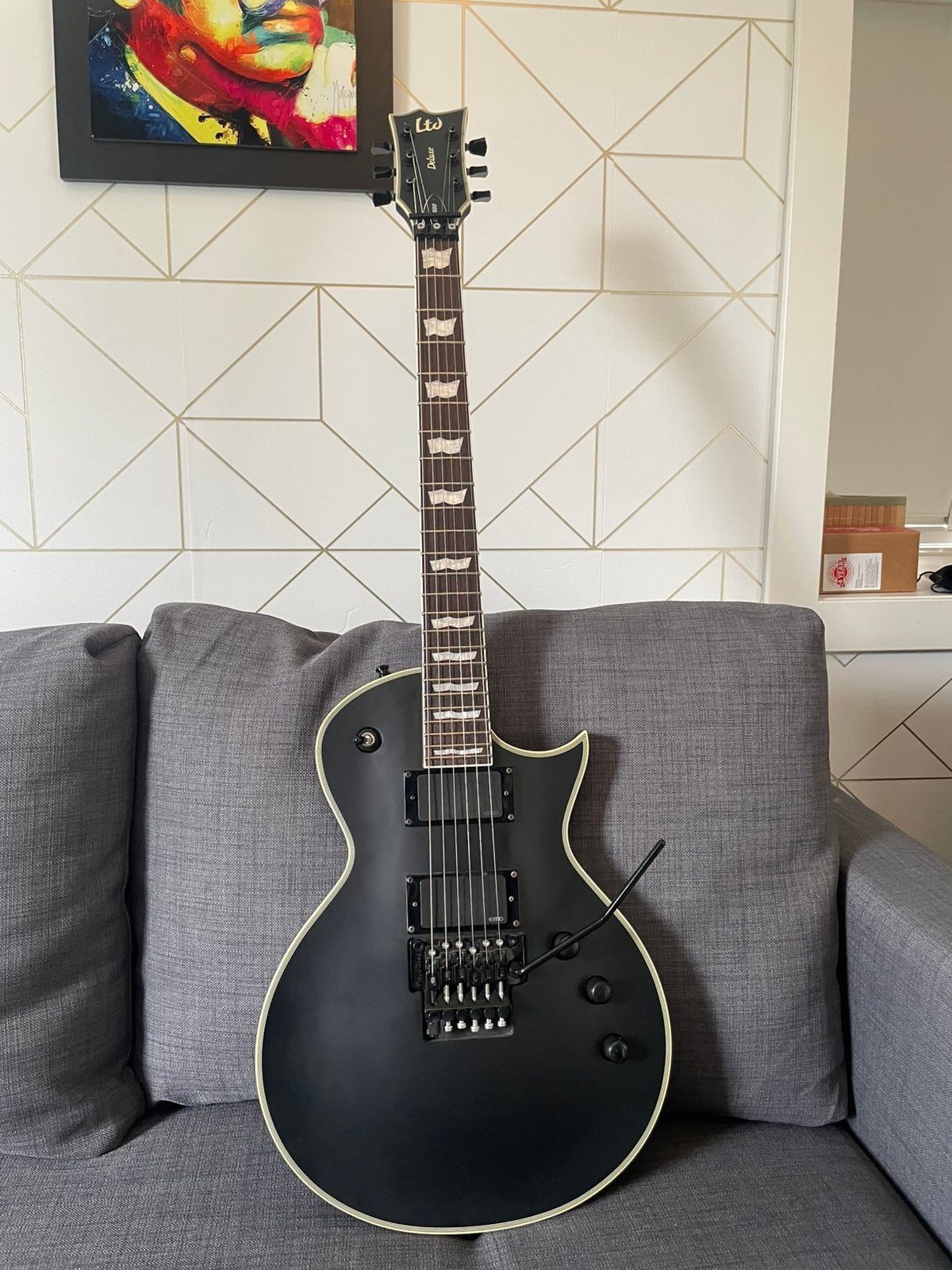 ESP LTD EC-1000FR Floyd Rose, Muziek en Instrumenten, Ophalen, Zo goed als nieuw, Solid body, Overige merken
