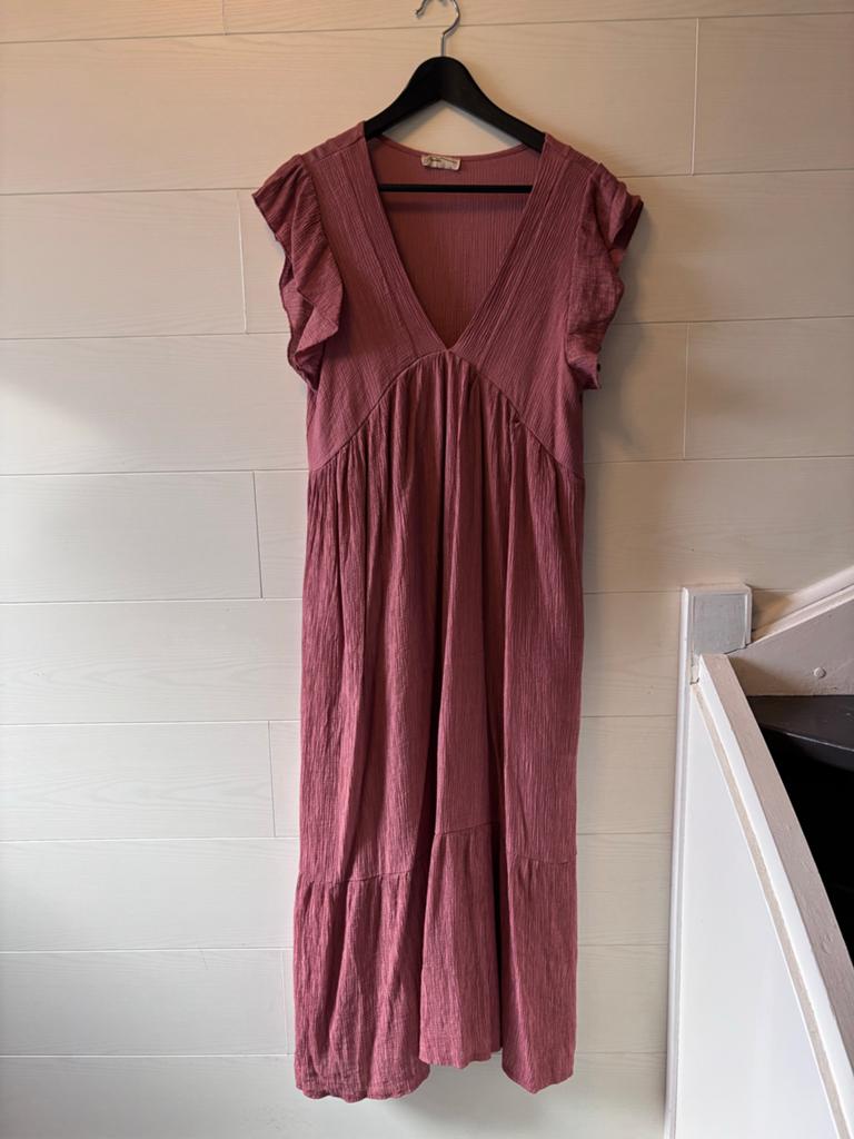 Wild Souls Lange Jurk - Roze/Oudroze, Maat 38/40 (M), Ophalen of Verzenden, Roze, Gedragen