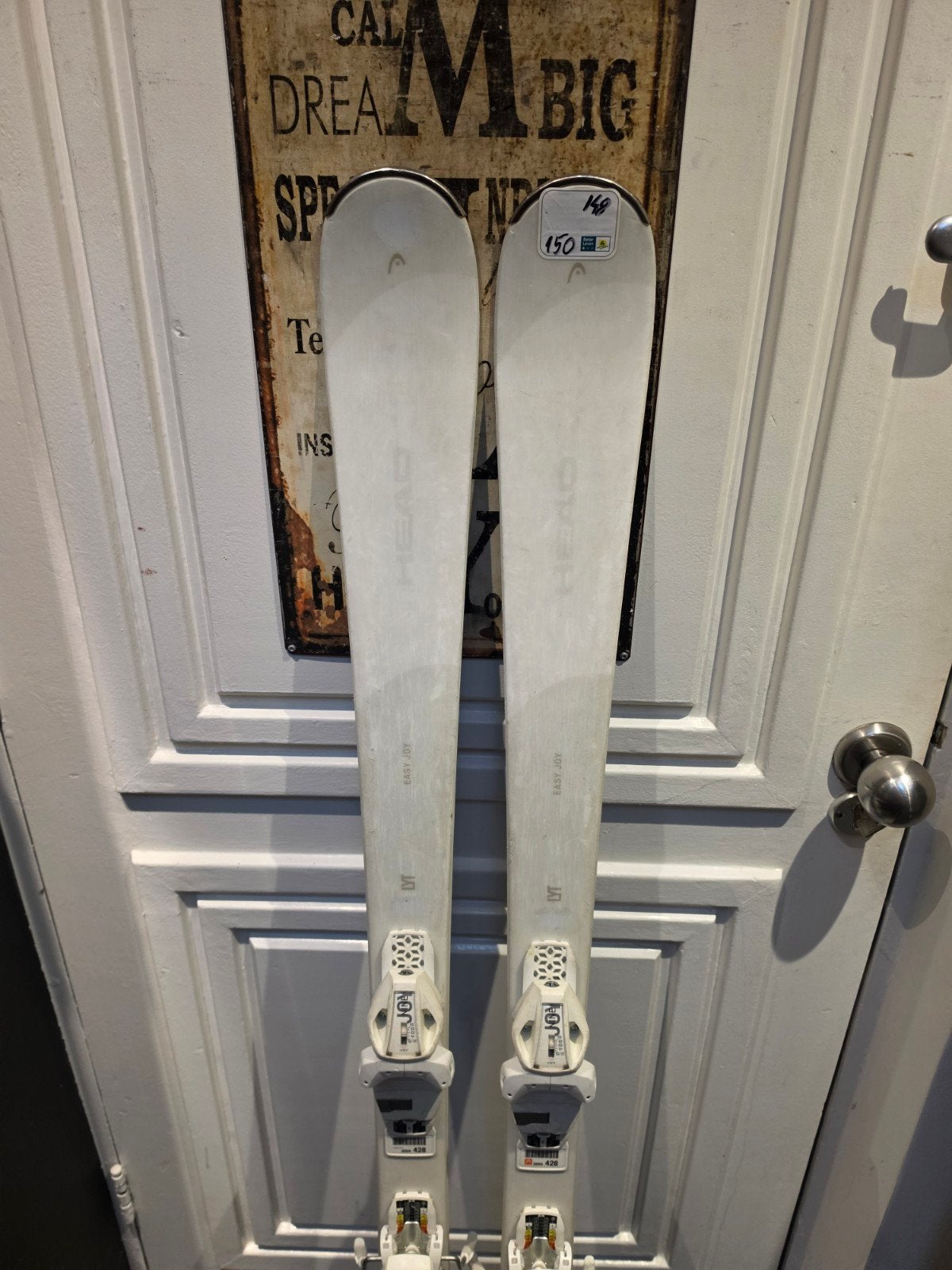 148cm DAMES 2025 HEAD EASY JOY LYT CARVE SKIS MAKKELIJK, 140 tot 160 cm, Ophalen of Verzenden, Zo goed als nieuw, Carve