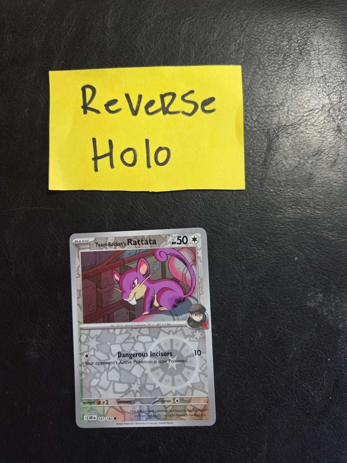 Team rocket's rattata 147/182 Destined rivals, Ophalen of Verzenden, Zo goed als nieuw