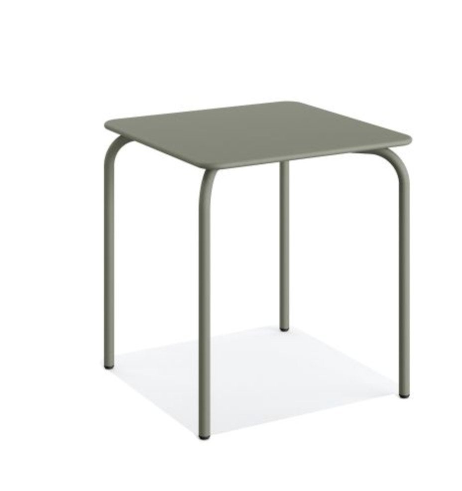 Buitentafel groen staal, Tuin en Terras, Tuintafels, Nieuw, Rechthoekig, Metaal, Ophalen