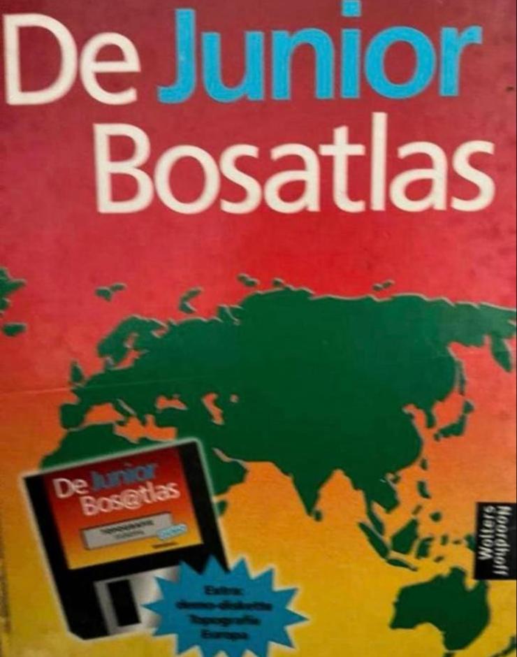 De Junior Bosatlas - Wereldkaart en Europa, Boeken, Atlassen en Landkaarten, Ophalen of Verzenden, Gelezen, Wereld, Bosatlas