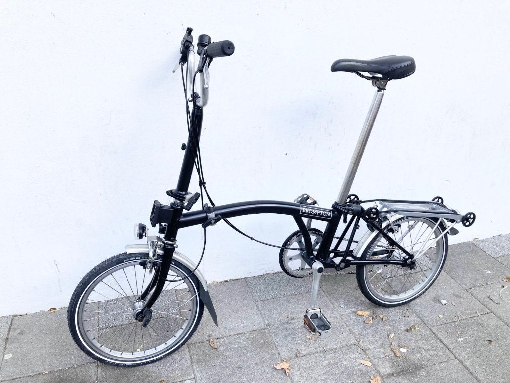 Mooie BROMPTON M3R met volledige beurt, nieuwe banden en rem, Ophalen, Brompton, Velgrem, 16 tot 18 inch