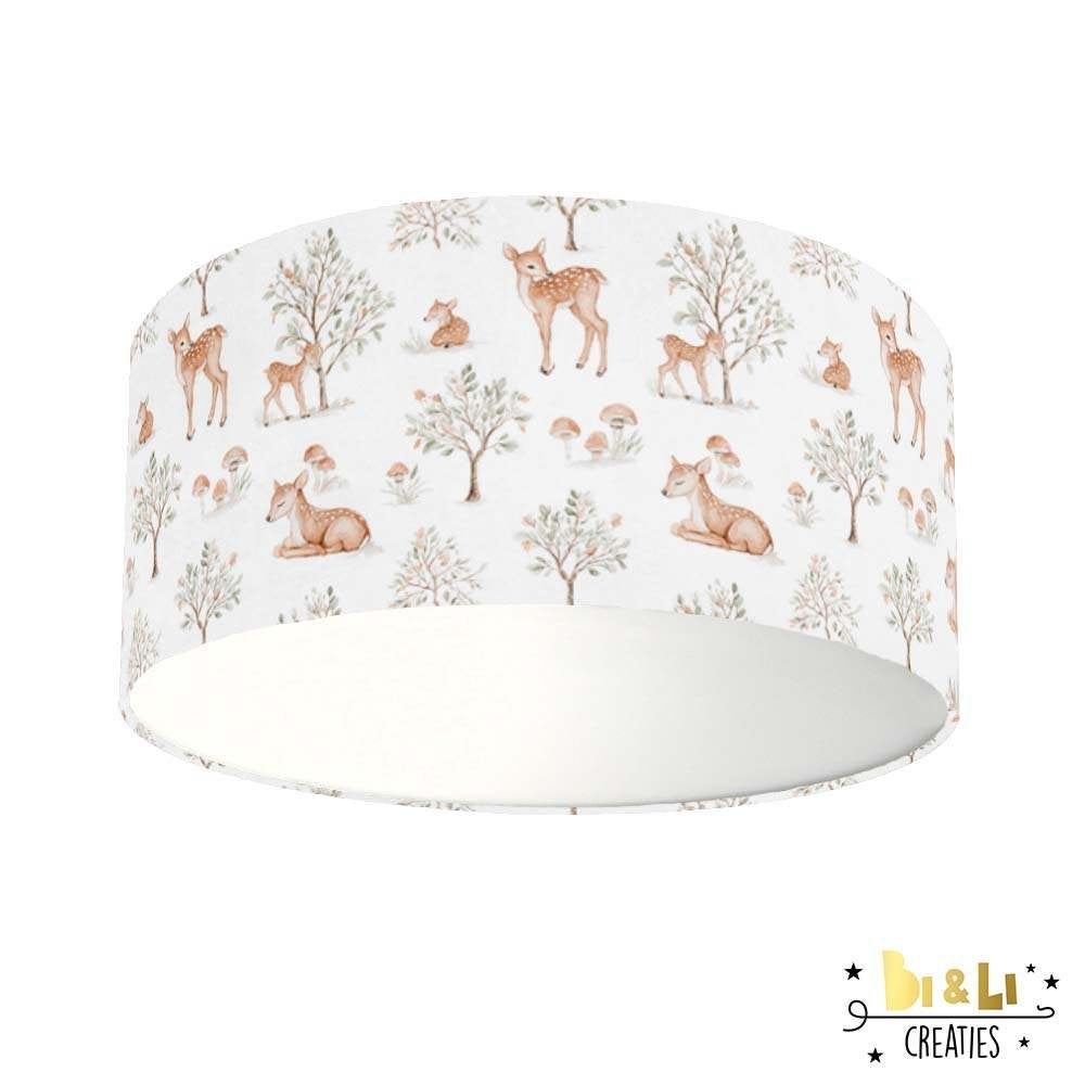 Plafondlamp Hertjes en Paddenstoelen Little Dreamzzz, Bi & Li Creaties, Nieuw, Ophalen of Verzenden, Bilicreaties@gmail.com