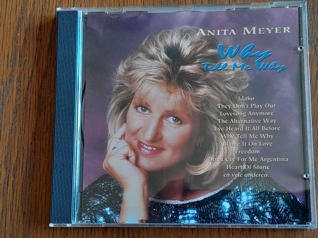 Anita Meyer why tell me why cd zgan, Ophalen of Verzenden, Zo goed als nieuw, Overige genres