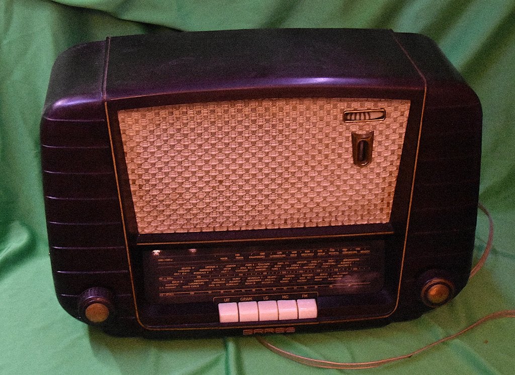 oude radio, Audio, Tv en Foto, Radio's, Ophalen, Gebruikt