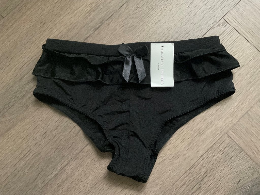 Nieuw - Jean Louis Scherrer zwarte slip - maat S, Jean-Louis Scherrer, Ophalen of Verzenden, Zwart, Slip