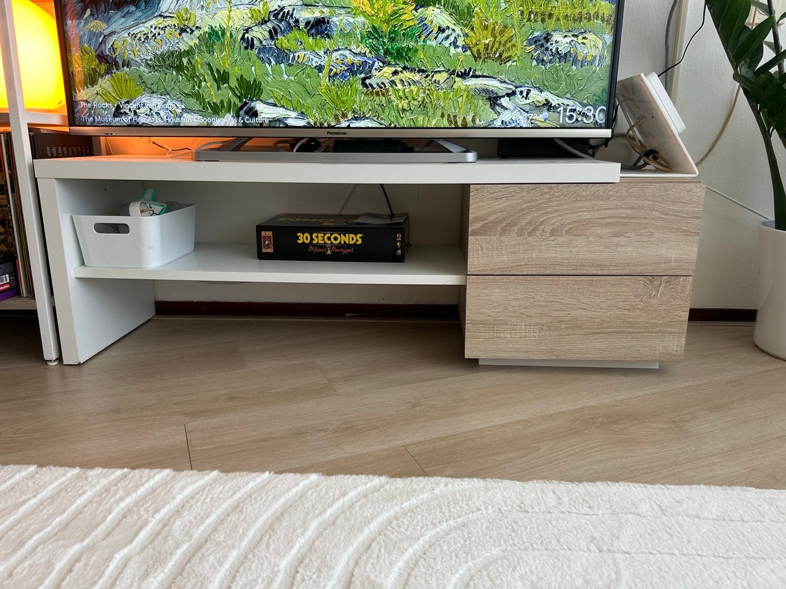 Jysk televisie meubel, Huis en Inrichting, Ophalen, 100 tot 150 cm, Zo goed als nieuw, Minder dan 100 cm