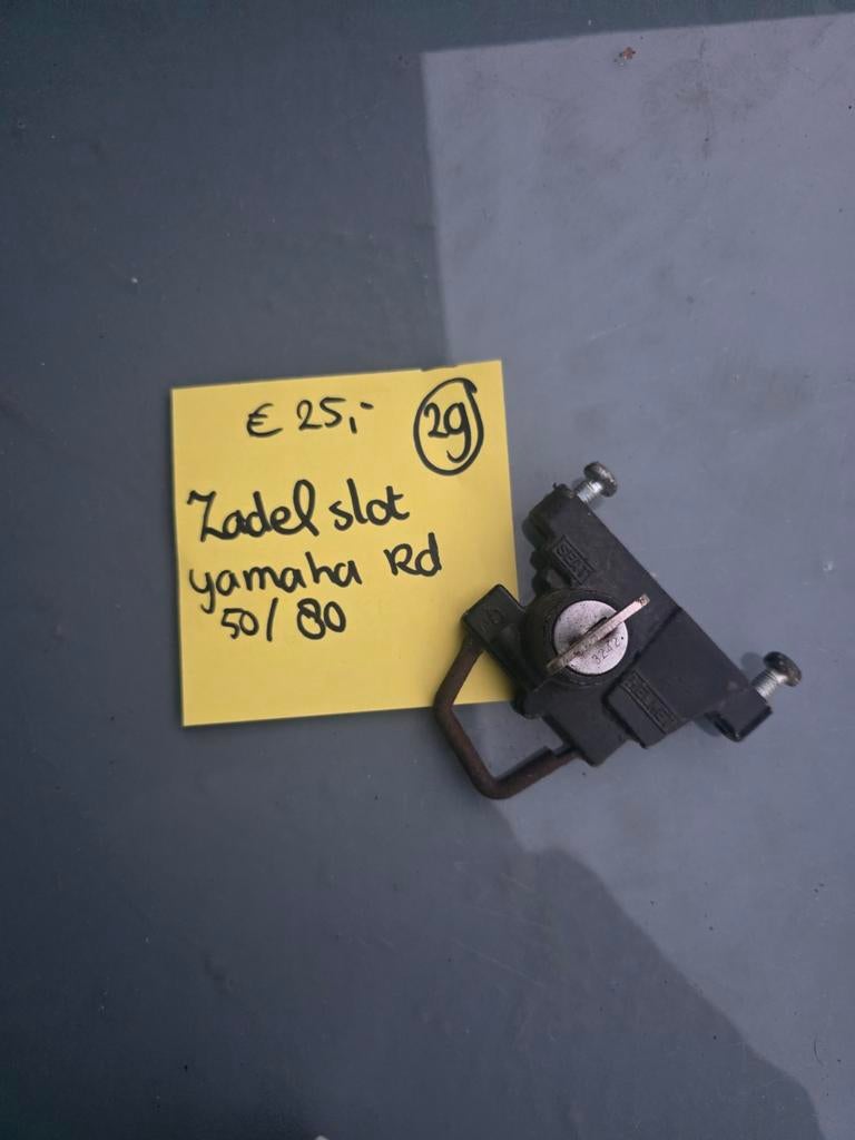 Zadelslot Yamaha RD 50/80, Ophalen of Verzenden, Gebruikt, Overige typen, Yamaha