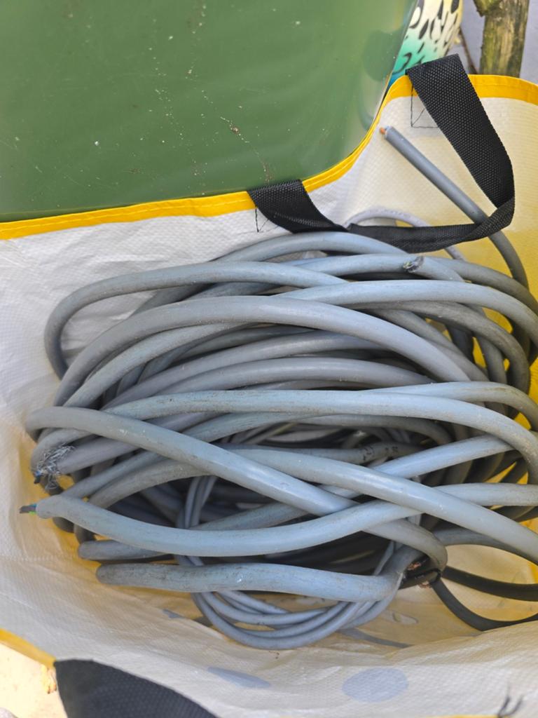 Grondkabel elektra diverse lengtes, Ophalen, Gebruikt, Kabel of Snoer