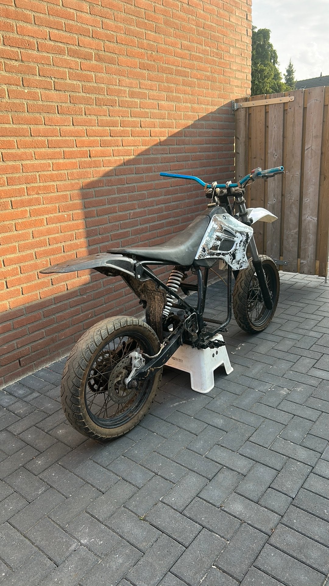 Sky team bromfiets frame met wielen, Ophalen, Gebruikt, Overige merken
