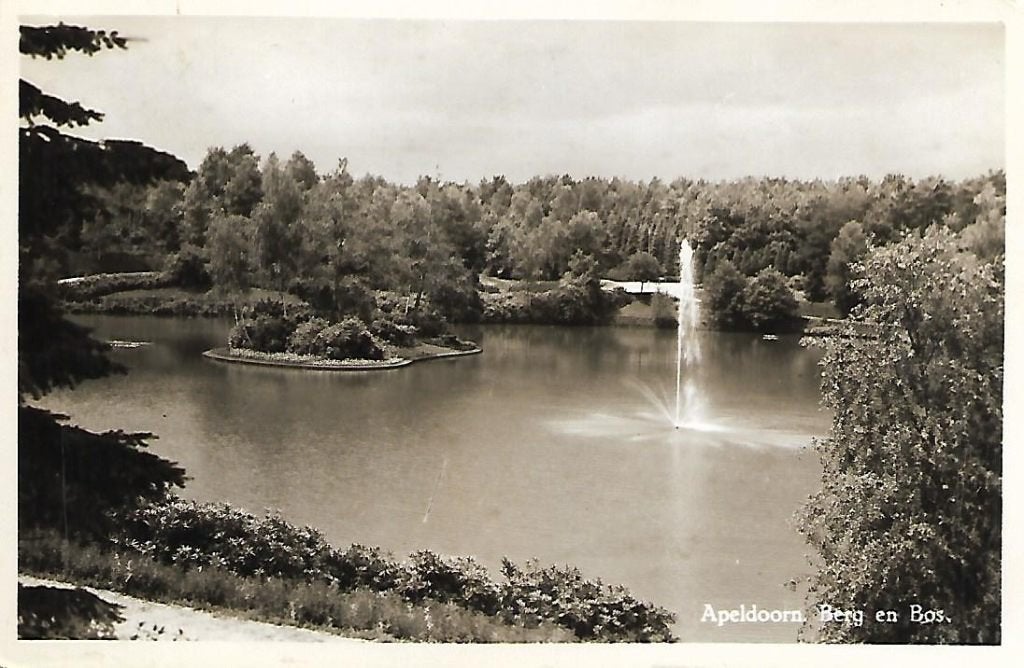 Apeldoorn- -Berg en Bos., Verzenden, 1940 tot 1960, Gelopen, Gelderland