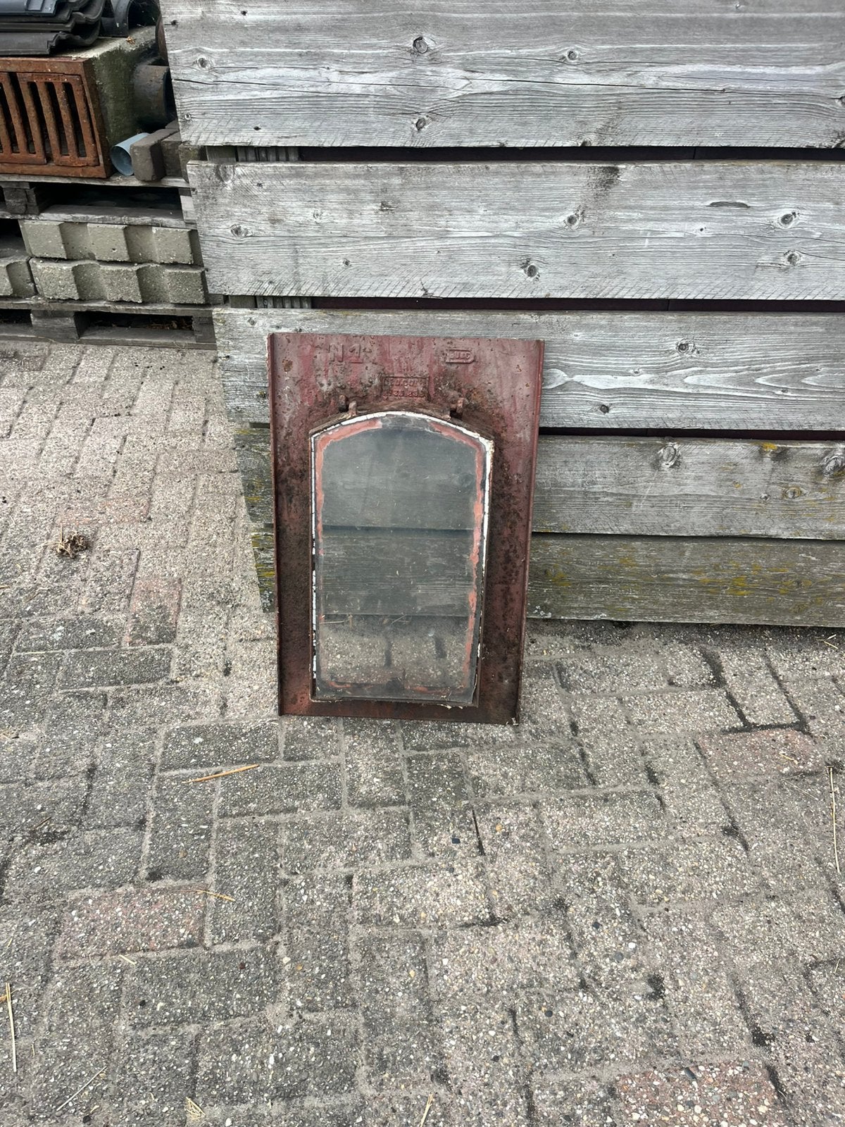 Gietijzer dakraam, Doe-het-zelf en Verbouw, Glas en Ramen, Ophalen, Gebruikt, Minder dan 80 cm, Minder dan 80 cm
