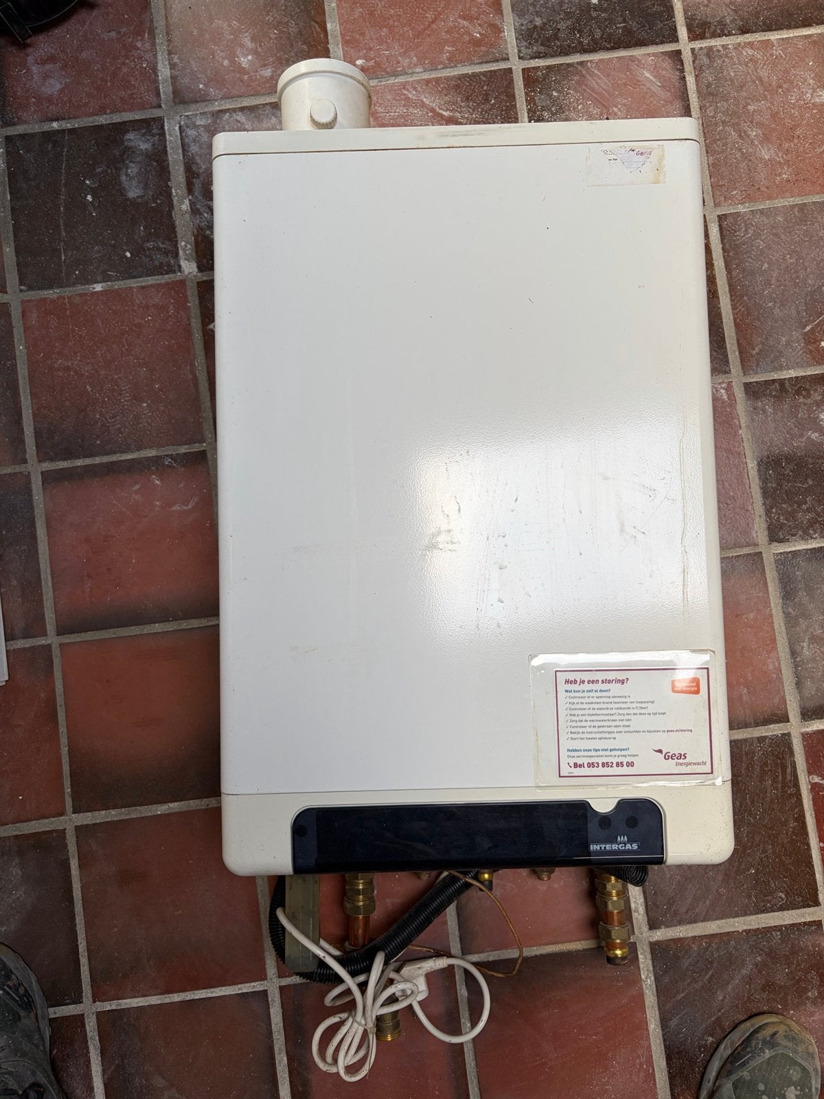 Intergas Kompakt HRE 28/24 CV-ketel, Doe-het-zelf en Verbouw, Ophalen, Gebruikt, Hoog rendement (Hr), Cv-ketel of Combi-ketel