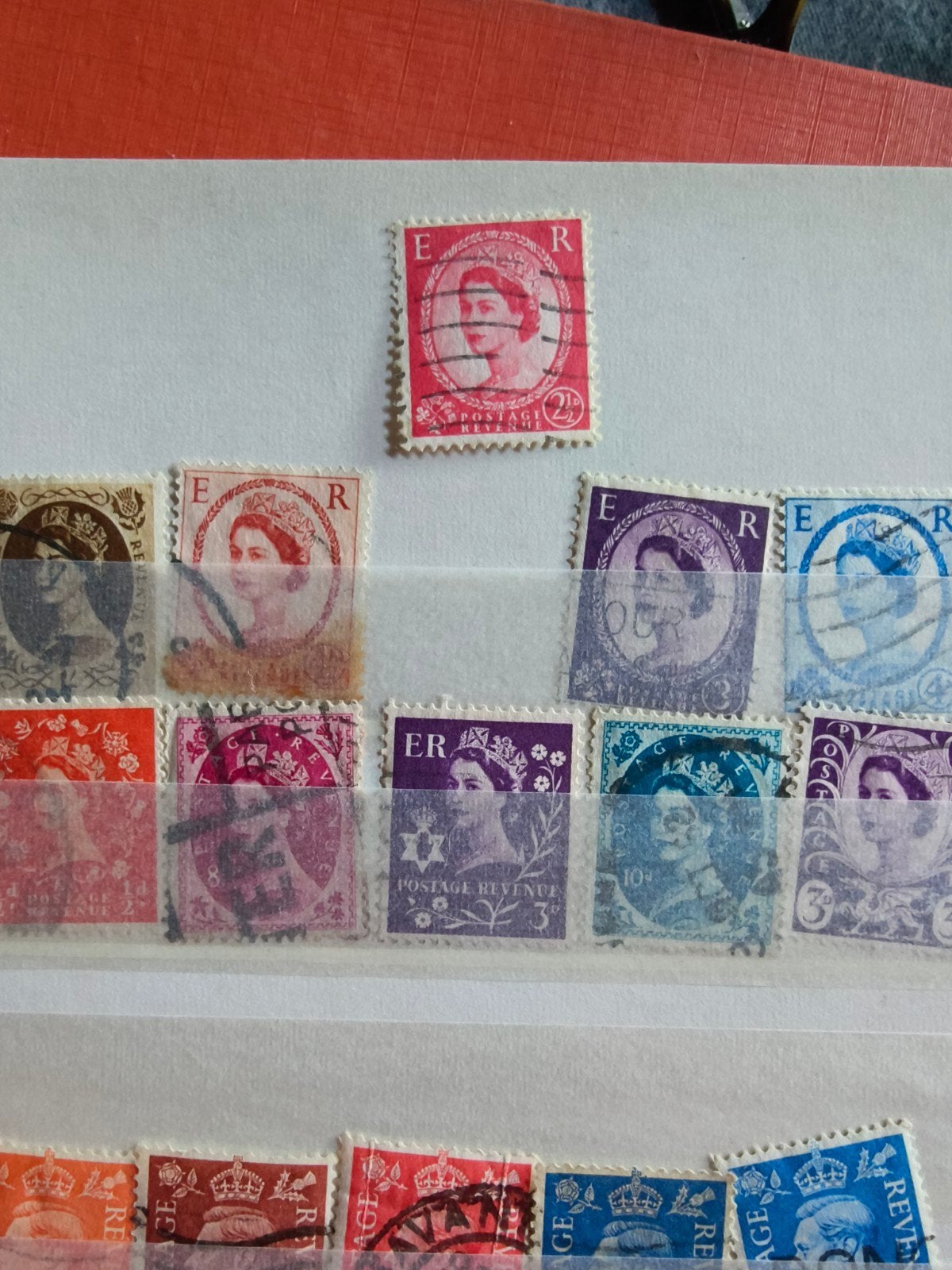 Verzameling Britse postzegels Koningin Elizabeth II, Ophalen of Verzenden, Na 1940, Gestempeld