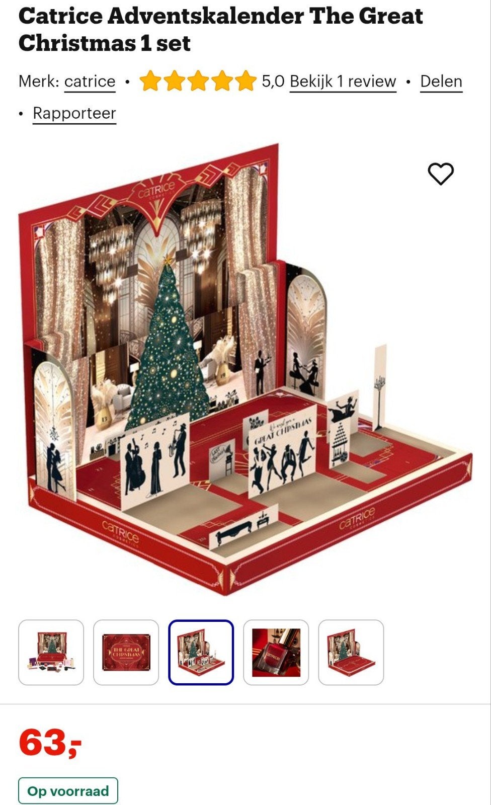 Nieuw,Catrice Adventskalender The Great Christmas Gatsby, Ophalen of Verzenden, Nieuw, Lippen