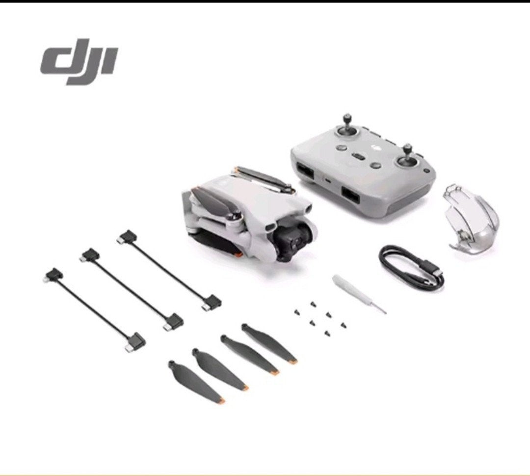 DJI Mini 3 (RC-N1) Drone met Controller en Accessoires, Audio, Tv en Foto, Drones, 30 tot 45 minuten, Cameradrone, 5 tot 10 kilometer