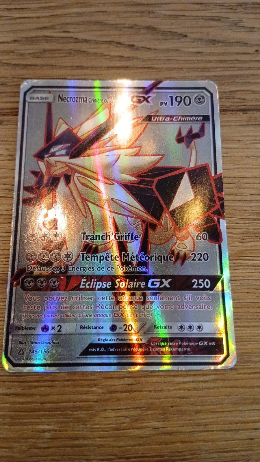 Pokémon kaart, Ophalen of Verzenden, Zo goed als nieuw, Losse kaart, Foil