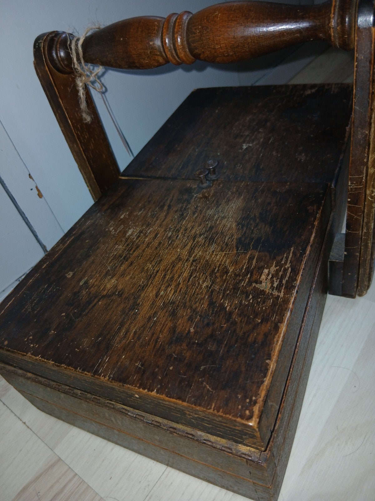 Antiek naaikistje, Ophalen of Verzenden, Minder dan 50 cm, Minder dan 50 cm