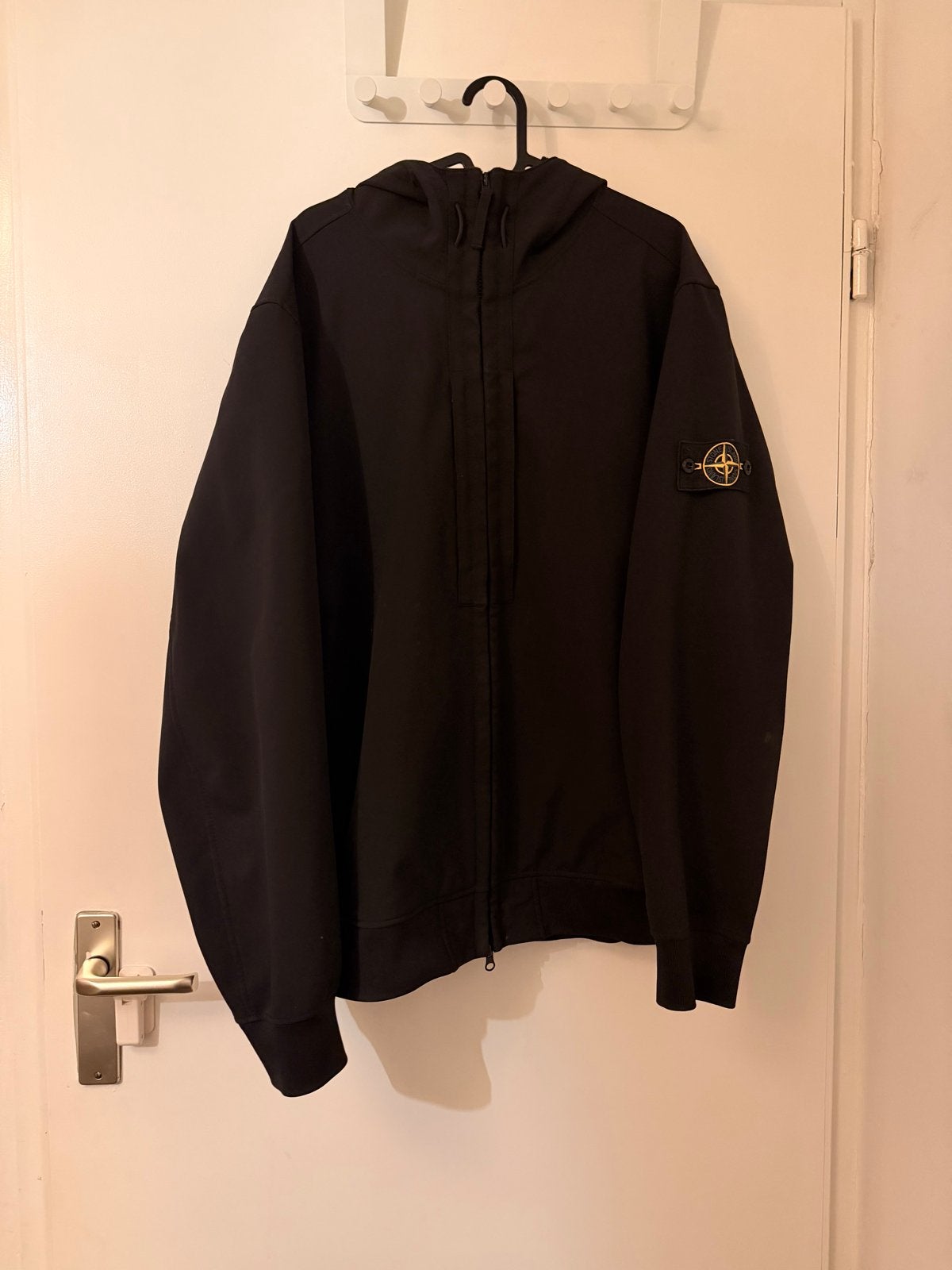 Stone Island Soft Shell-R Jas - Origineel met bon, Ophalen of Verzenden, Zo goed als nieuw, Overige maten, Zwart
