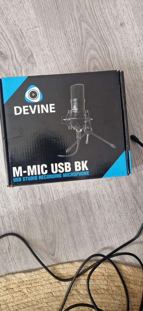 Devine M-Mic USB BK studio microfoon, Ophalen of Verzenden