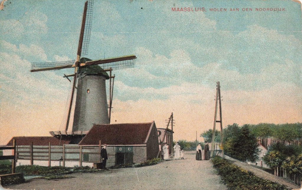 Maassluis Molen L3437, Ophalen, Voor 1920, Ongelopen, Zuid-Holland