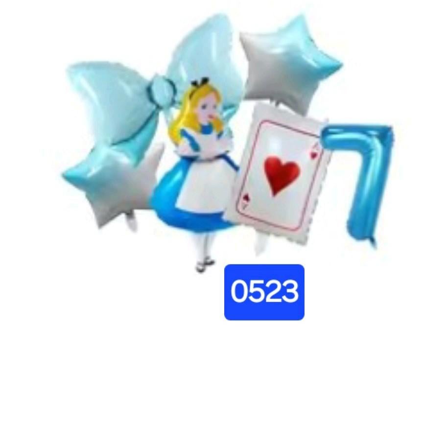 Alice in Wonderland Feest Ballonnen Set, Ophalen, Nieuw, Versiering, Verjaardag