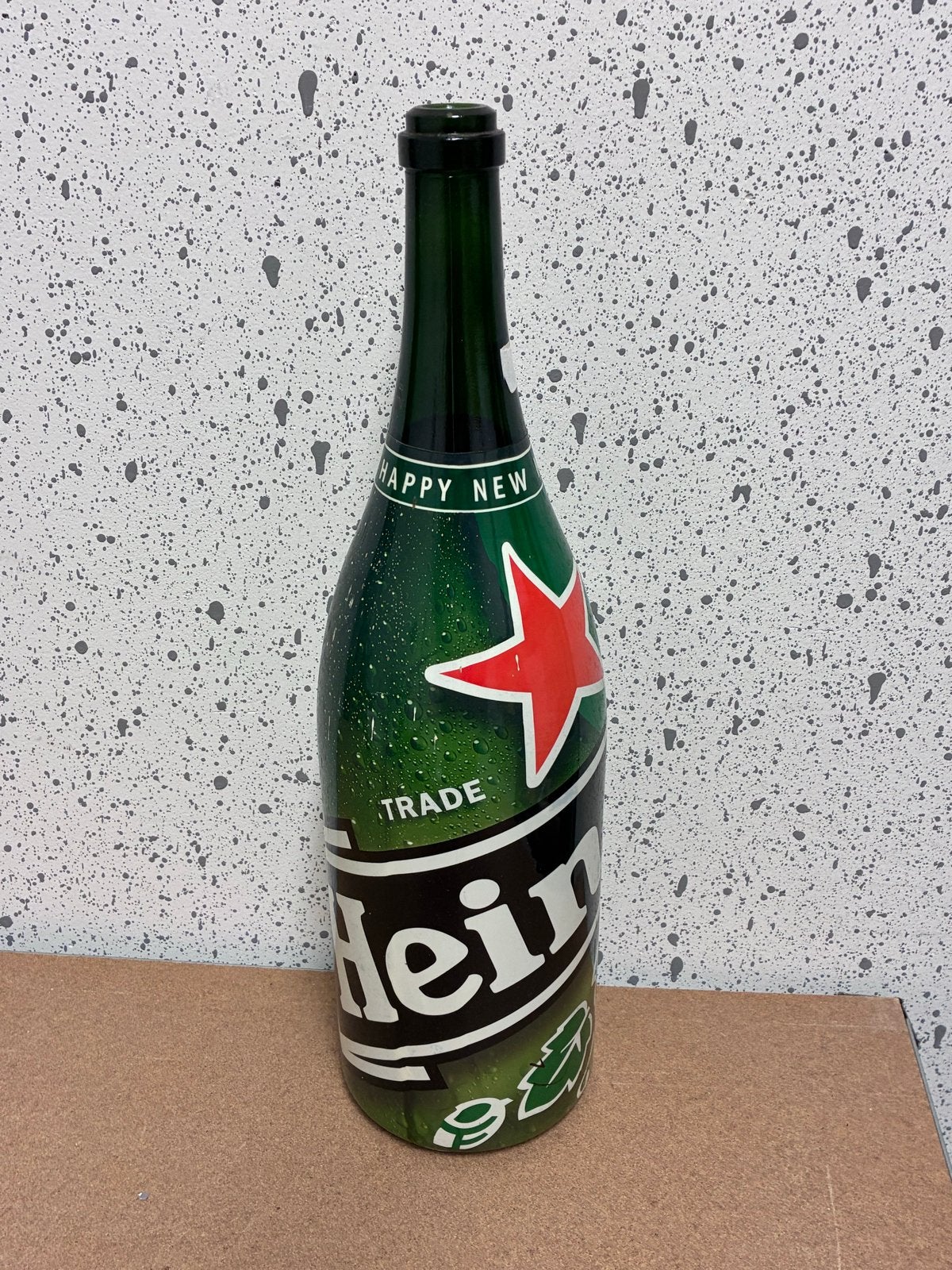 Grote Heineken fles - Happy New Year, Ophalen of Verzenden
