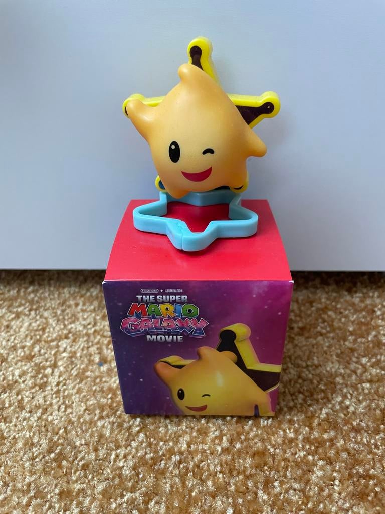 Super Mario Galaxy Movie Luma Figuur - McDonald's Happy Meal, Ophalen of Verzenden, Zo goed als nieuw