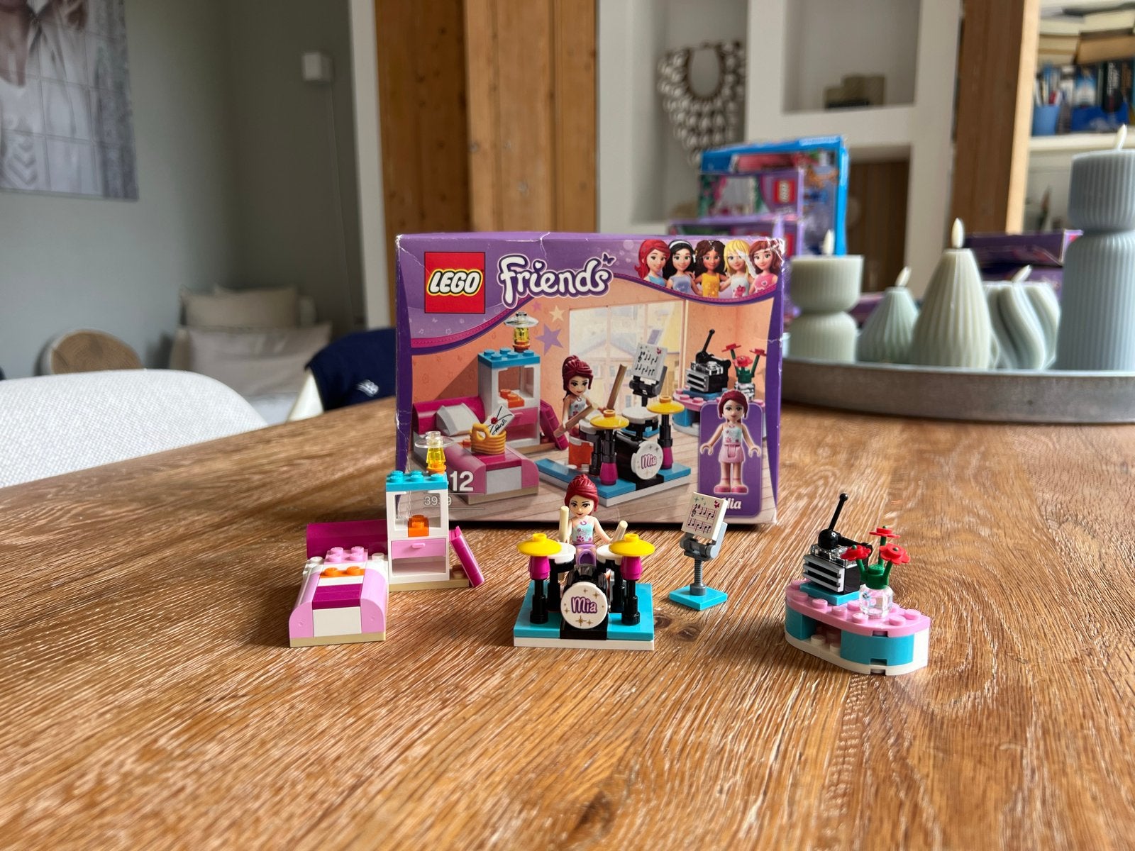 Lego Friends Mia's Kamer (3939), Gebruikt, Lego, Friends, Ophalen of Verzenden