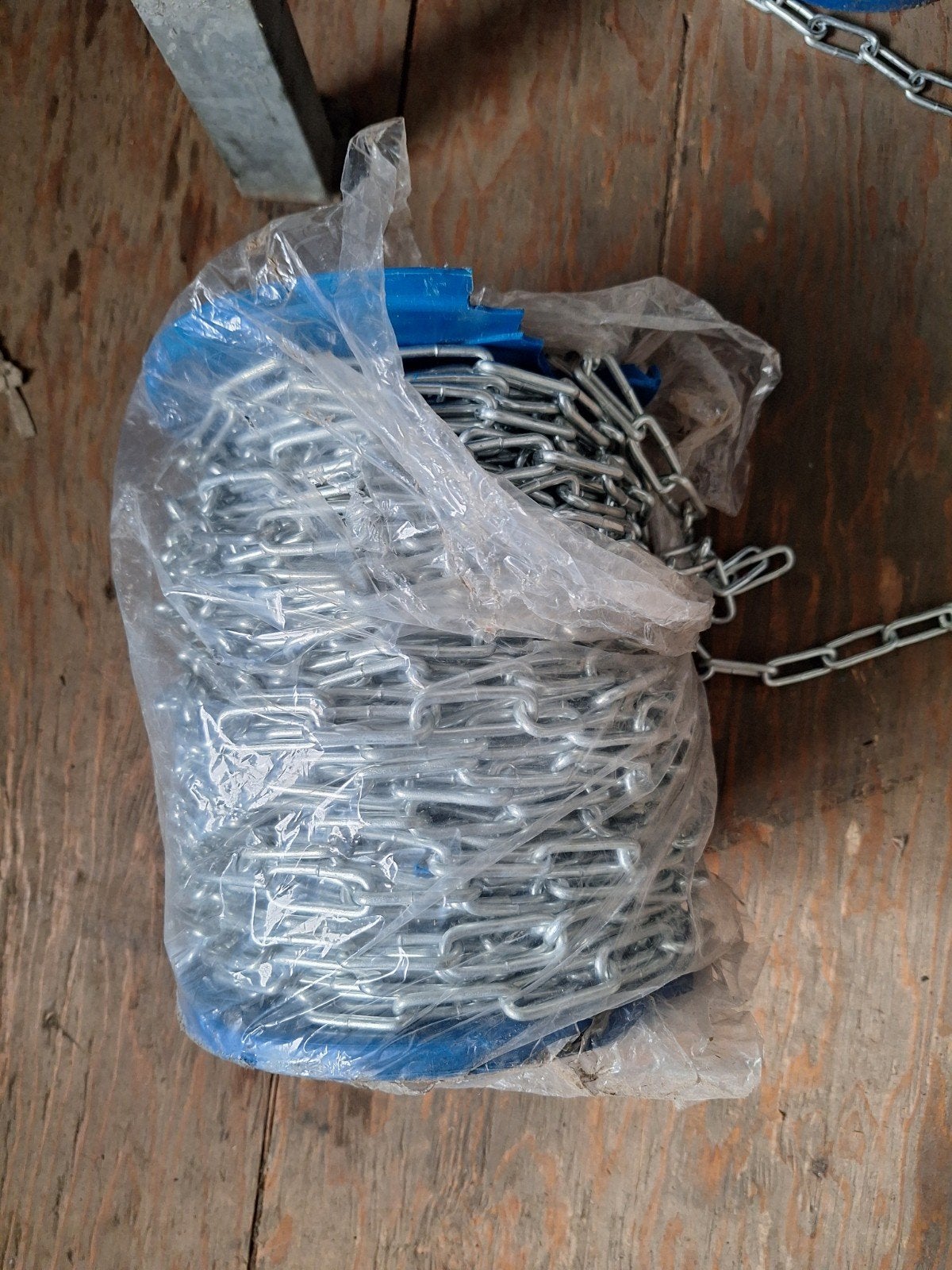Nieuwe gegalvaniseerde ketting - 4mm x 50m, Ophalen of Verzenden, Nieuw, 250 mm of meer, Overige typen