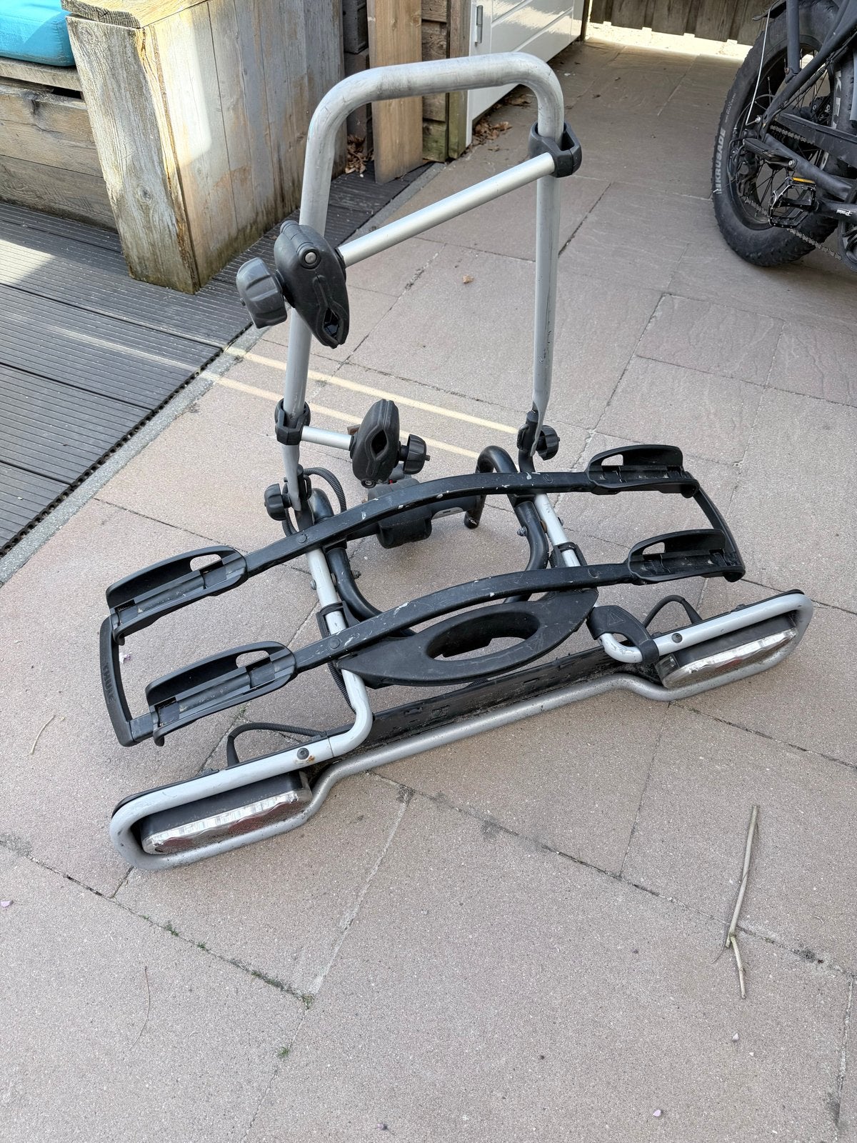 Thule EuroClick Ride fietsendrager voor 2 fietsen, Auto diversen, Fietsendragers, Ophalen, 2 fietsen, Gebruikt, Trekhaakdrager