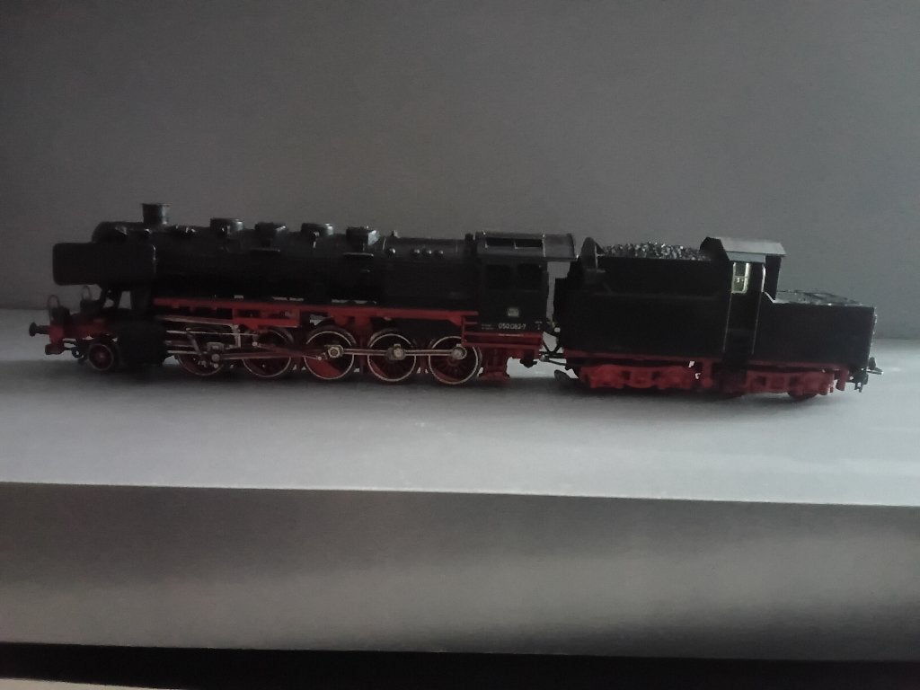 Stoomlocomotief BR 050 met cabinetender van de DB Dummy, Wisselstroom, Gebruikt, Locomotief, Ophalen of Verzenden