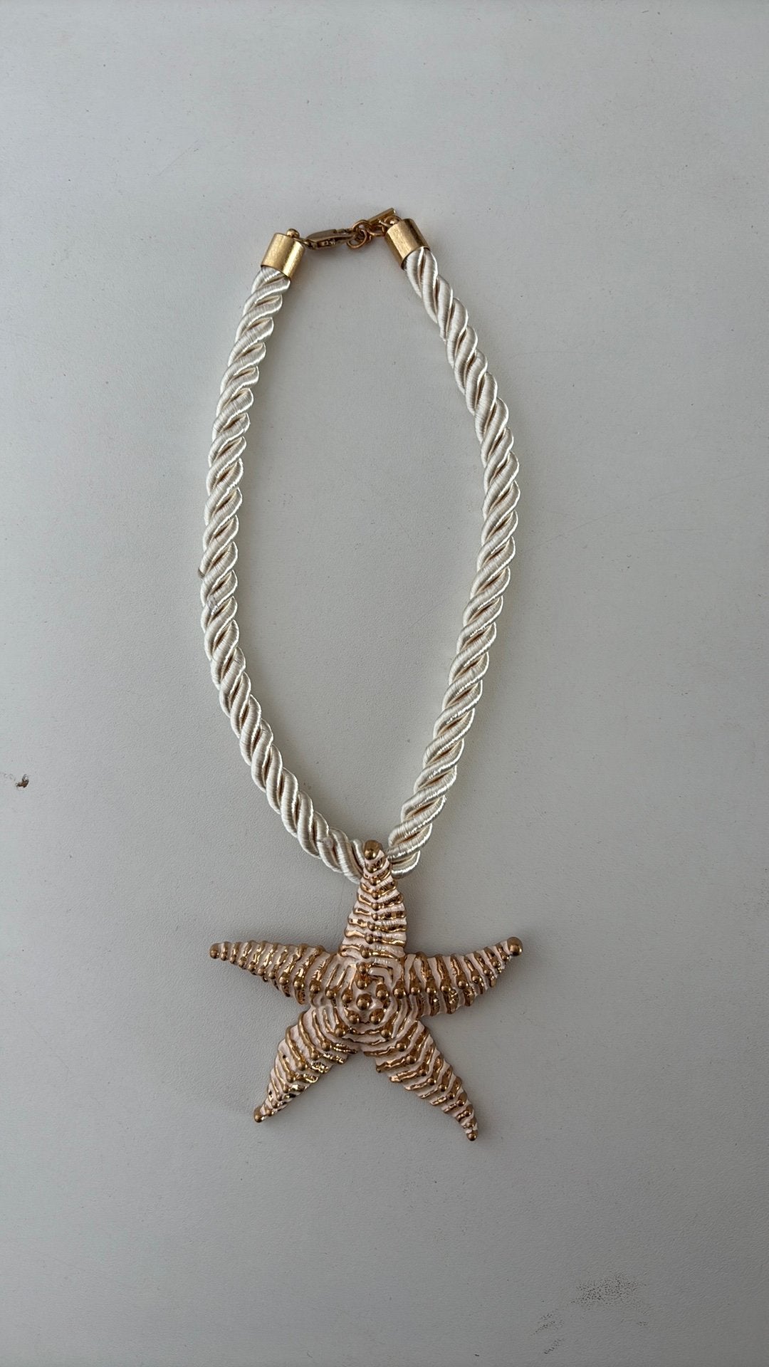 Ketting met zeester, Ophalen of Verzenden, Zo goed als nieuw, Zilver, Overige materialen