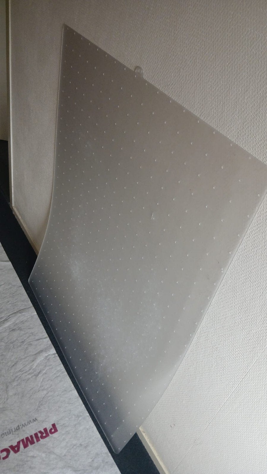 Bureaustoel onderlegger transparant 90 x 120 cm, Ophalen