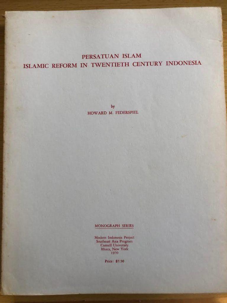 Hervorming van de Islam in de 20e eeuw in Indonesië, Ophalen of Verzenden, Gelezen, Howard M. Federspiel