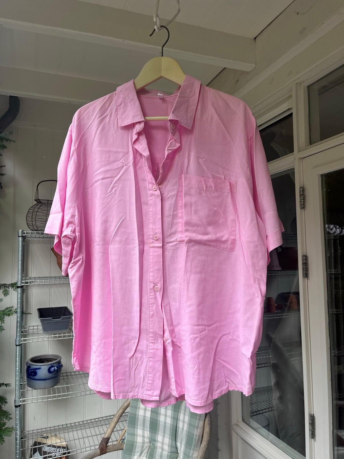 Roze HEMA blouse, maat XL, Ophalen of Verzenden, Zo goed als nieuw, Maat 46/48 (XL) of groter, Roze