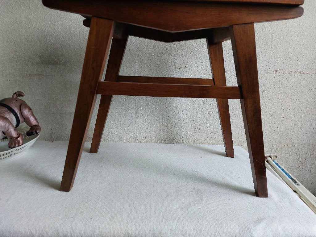 Mid-Century Modern piano bank pianokruk, Ophalen, Gebruikt, Bruin