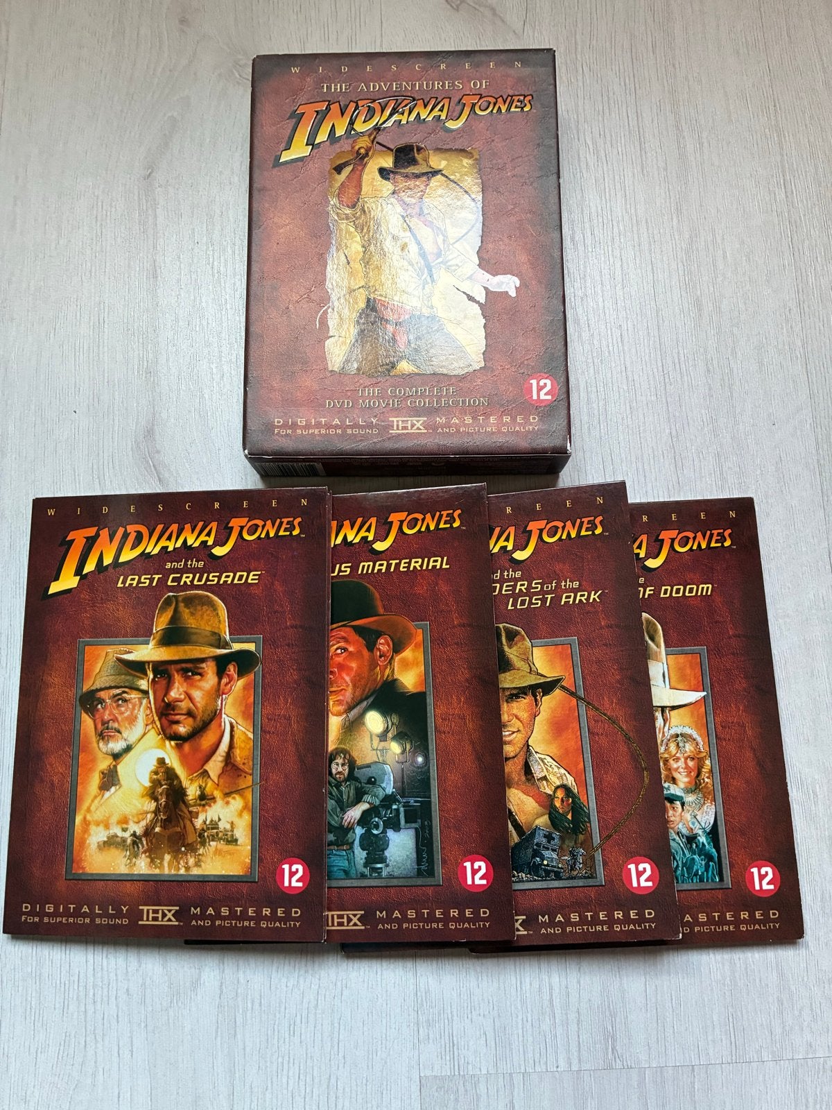 Indiana Jones: The Complete DVD Movie Collection (4 DVD's), Engels, Alle leeftijden, Nederlands, Breedbeeld
