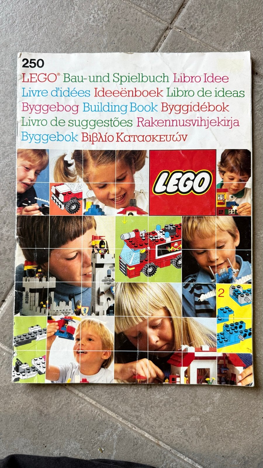 Vintage Lego Ideeënboek 250 - 1987, Gebruikt, Lego, Overige typen, Ophalen of Verzenden