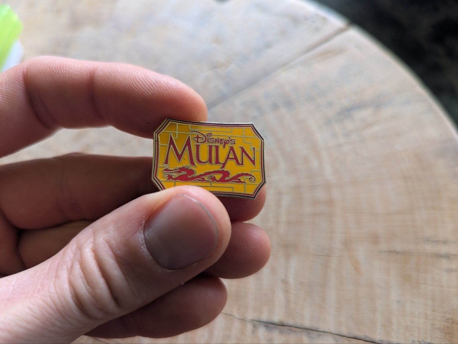 Vintage Disney Mulan Pin - Zeldzaam Verzamelobject, Ophalen of Verzenden, Overige figuren, Gebruikt, Overige typen