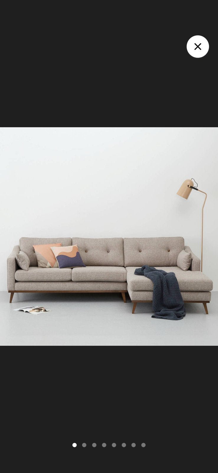 Nous living bank - taupe, Huis en Inrichting, Stoffering | Behang, Ophalen