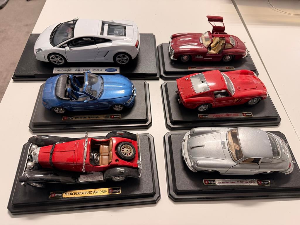 Collectie Burago miniatuur auto's, Ophalen, Gebruikt, Auto, Overige merken